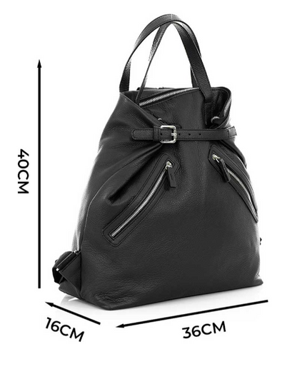 CAPRI™ | Unisex Genuine Leather Backpack Eclissi